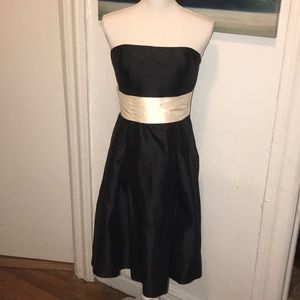 Lauren by Ralph Lauren black silk dress Sz 8